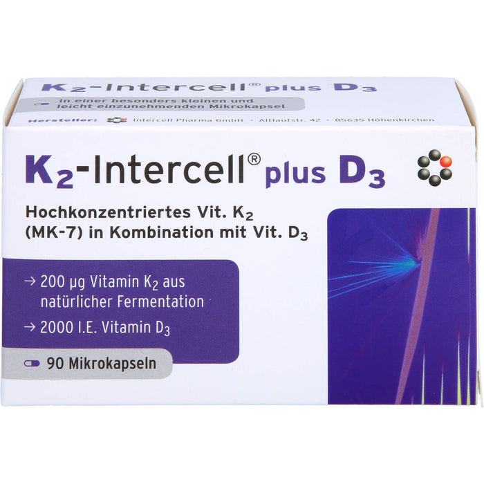 K2-Intercell plus D3 Kapseln, 90 pcs. Capsules