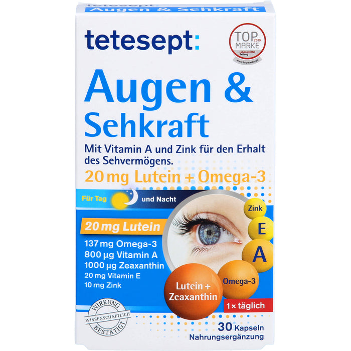 tetesept Augen&Sehkraft Kapseln 30St, 30 St KAP