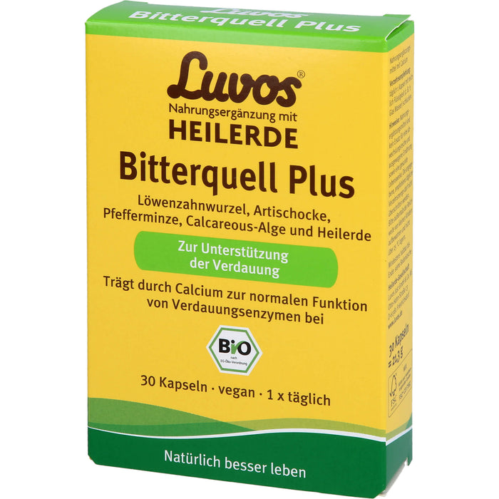 Luvos Heilerde bio Bitterquell Plus Kapseln, 30 St. Kapseln