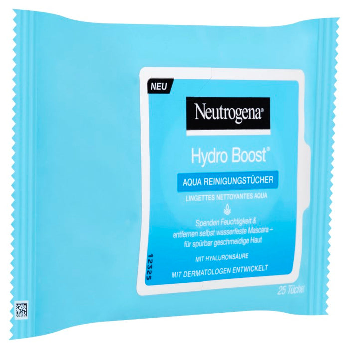 Neutrogena Hydro Boost Aqua Reinigungstücher, 25 St. Tücher