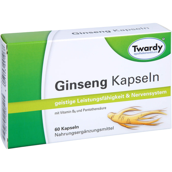 Twardy Ginseng Kapseln, 60 St. Kapseln