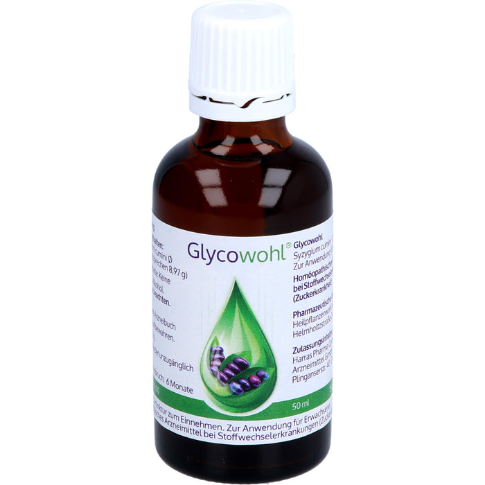 Glycowohl Urtinktur zum Einnehmen bei Stoffwechselerkrankungen, 50 ml Lösung