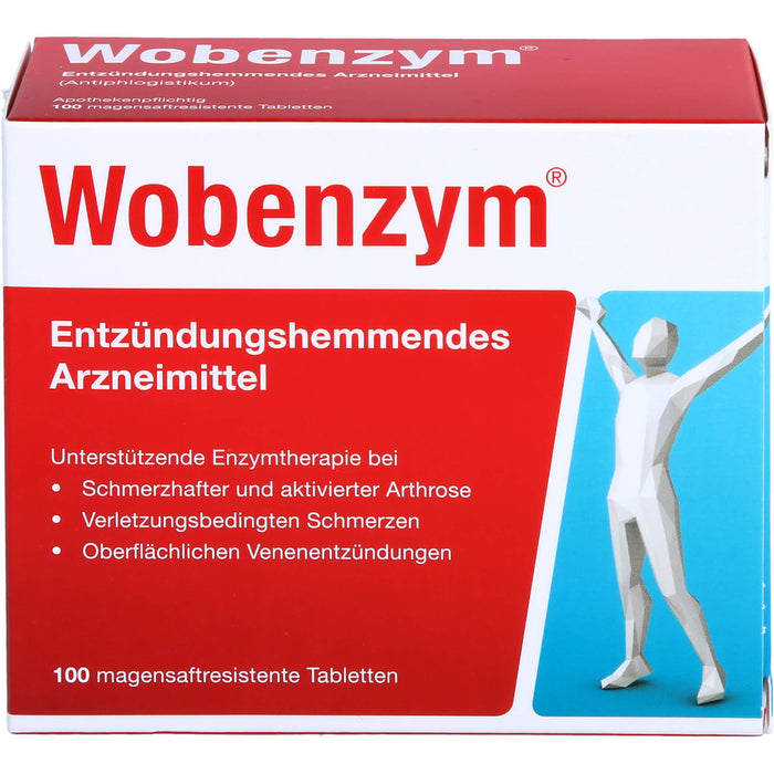 Wobenzym magensaftresistente Tabletten, 100 pc Tablettes