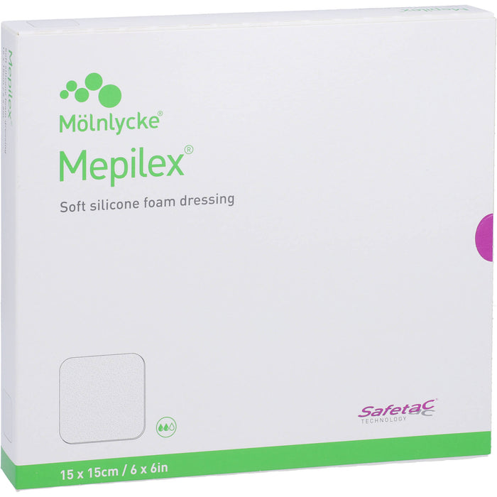 MEPILEX 15x15 cm Schaumverband, 5 St VER