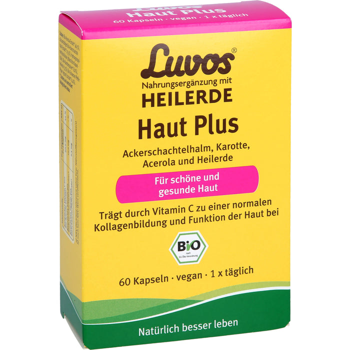 Luvos Heilerde BIO Haut Plus Kapseln für schöne und gesunde Haut, 60 pcs. Capsules