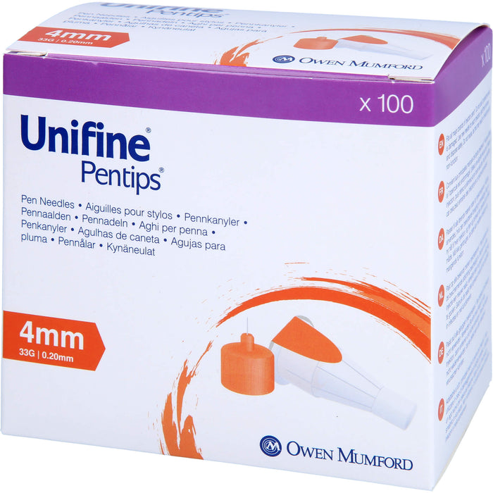 Unifine Pentips 4mm 33G, 100 St KAN