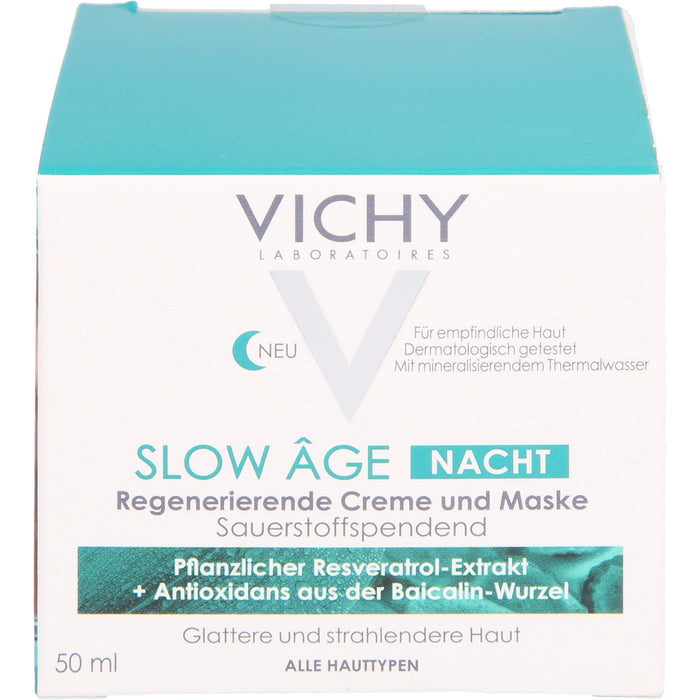 VICHY Slow Age Nacht Regenerierende Creme & Maske, 50 ml Crème