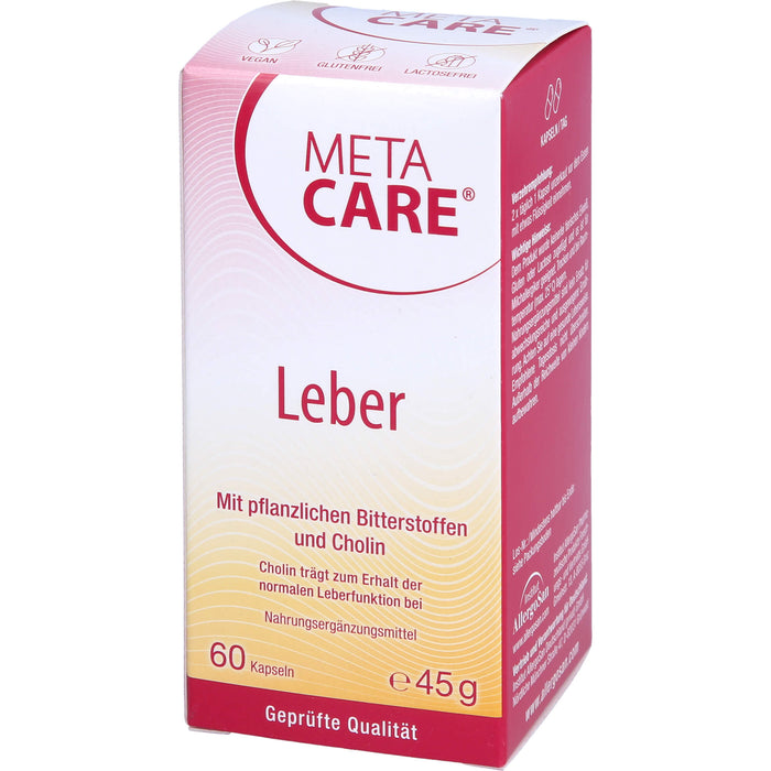 metacare Leber Kapseln, 60 St. Kapseln