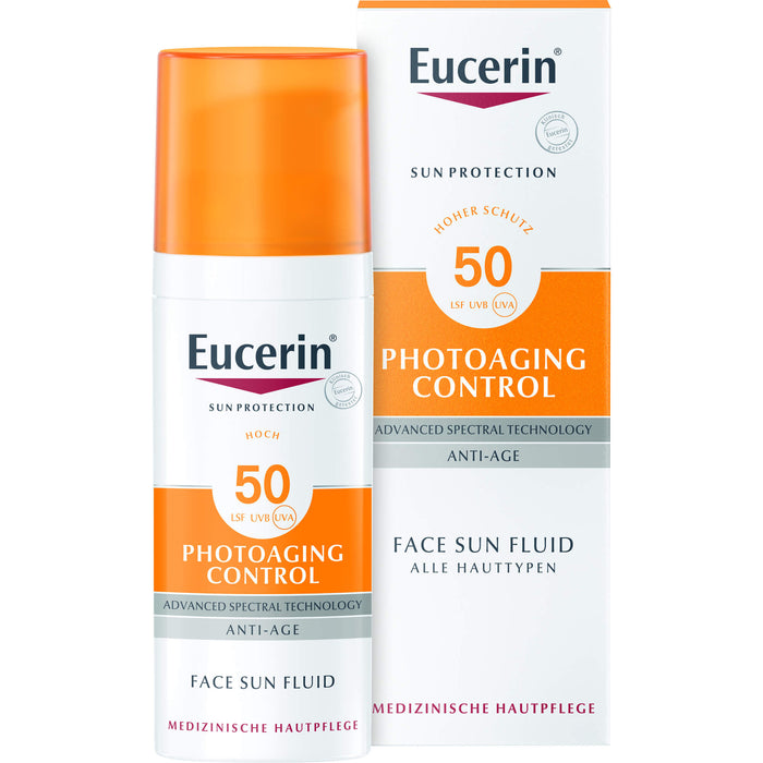 Eucerin Photoaging Control Face Sun Fluid LSF 50, 50 ml Lösung