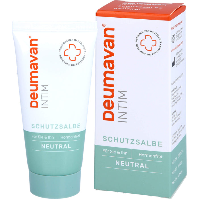 Deumavan Neutral Schutzsalbe er + sie zum täglichen Intimschutz, 50 ml Onguent gras