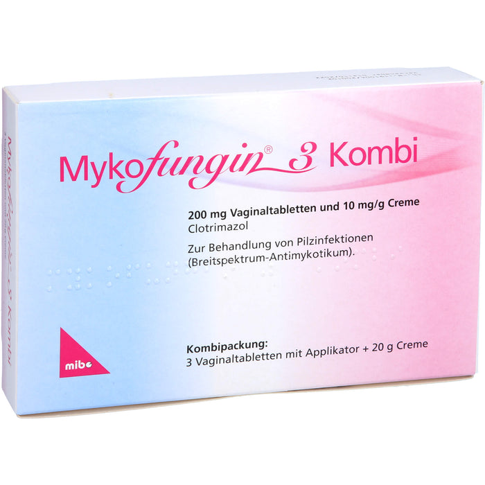 Mykofungin 3 Kombi Vaginaltabletten und Creme, 1 pc Paquet combiné