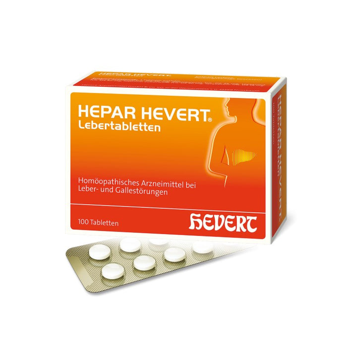 Hepar Hevert Lebertabletten, 100 pcs. Tablets