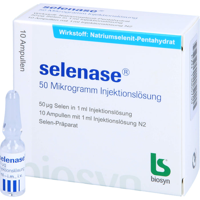 biosyn selenase 50 Mikrogramm Injektionslösung, 10 pcs. Ampoules