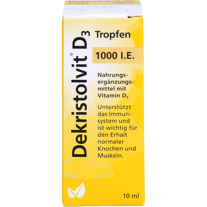 Dekristolvit D3 Tropfen 1000 I.E., 10 ml Lösung