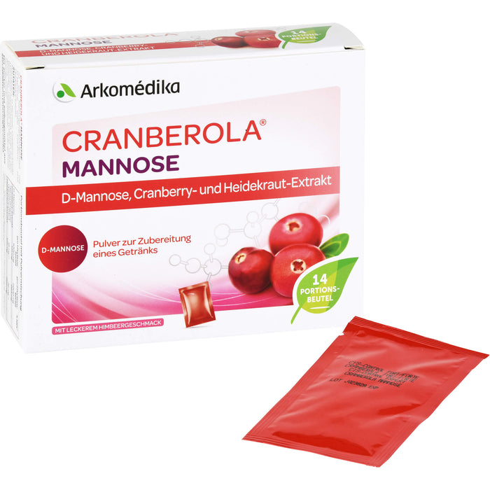 Arkomédika Cranberola Mannose Pulver, 14 pcs. Sachets