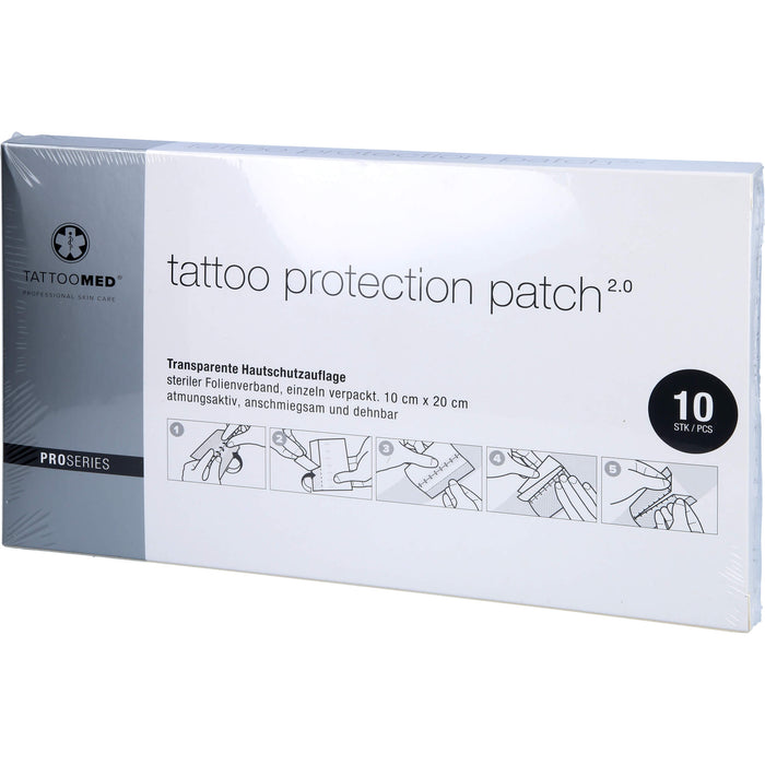 TattooMed tattoo protection patch 2,0, 10 St PFL