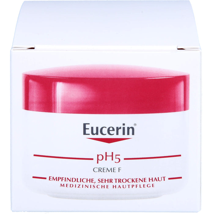 Eucerin pH5 Creme F Empfindliche Haut, 75 ml Creme