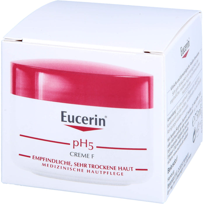 Eucerin pH5 Creme F Empfindliche Haut, 75 ml Creme