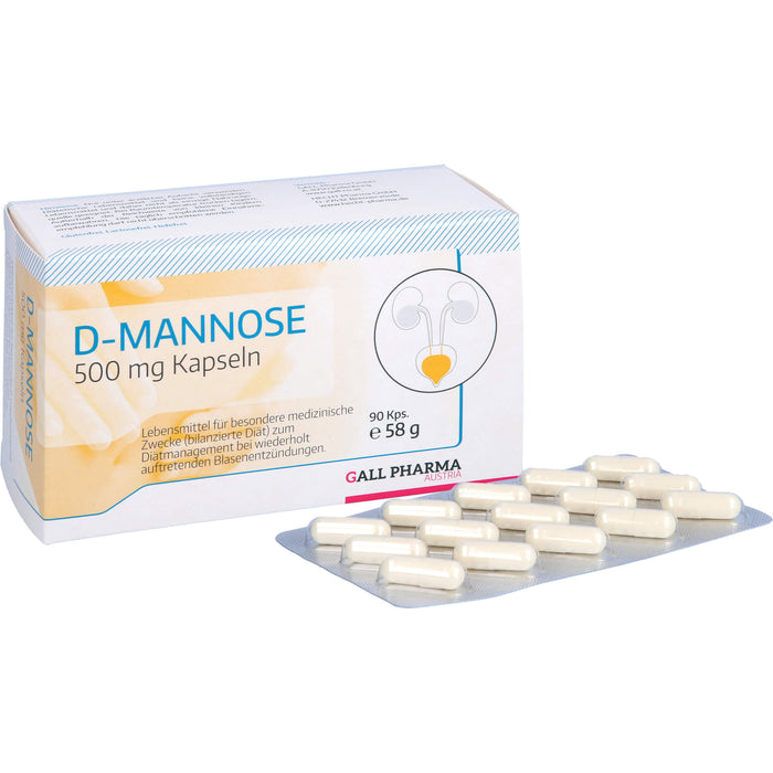 D-MANNOSE 500Mg GPH KAPSELN, 90 St KAP