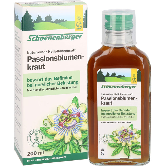 Passionsblumenkraut naturreiner Heilpflanzensaft, 200 ml SAF