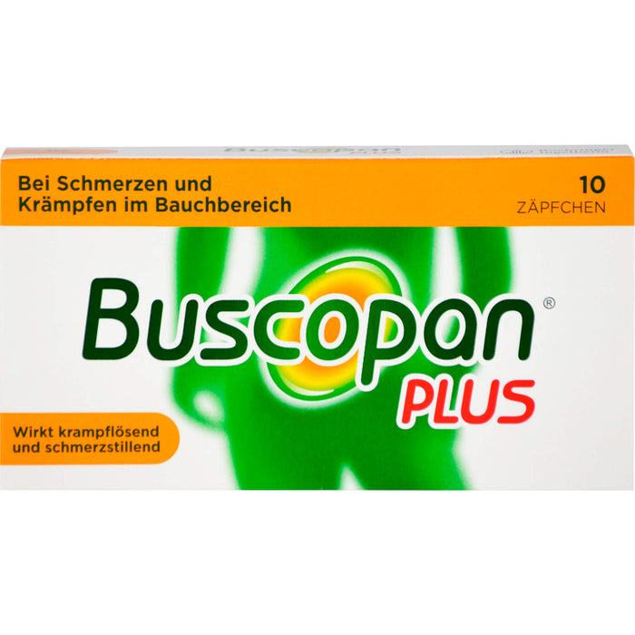 Buscopan plus Zäpfchen Reimport Kohlpharma, 10 St. Zäpfchen