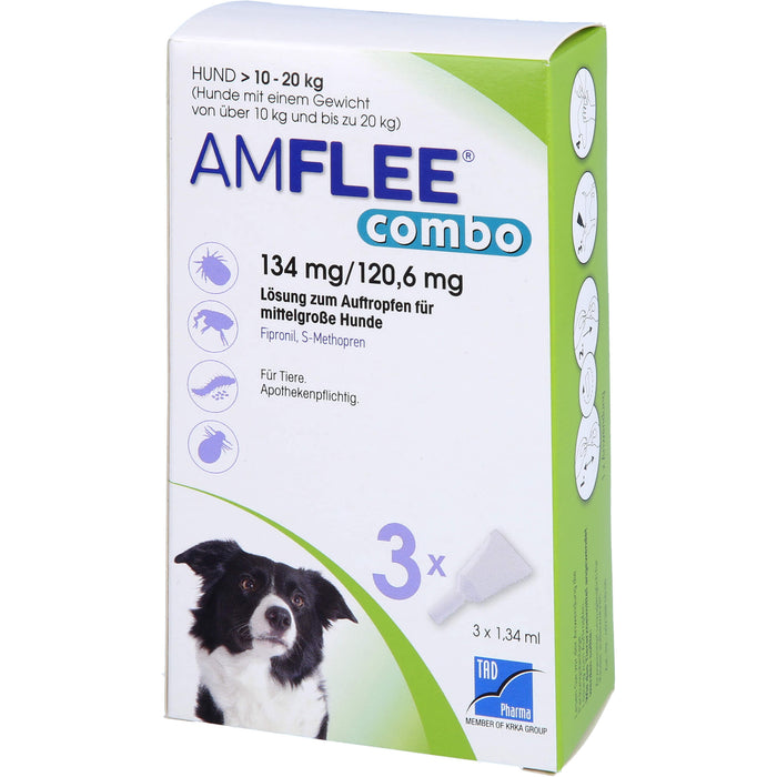 Amflee Combo Hund 10-20kg, 3 St LOE