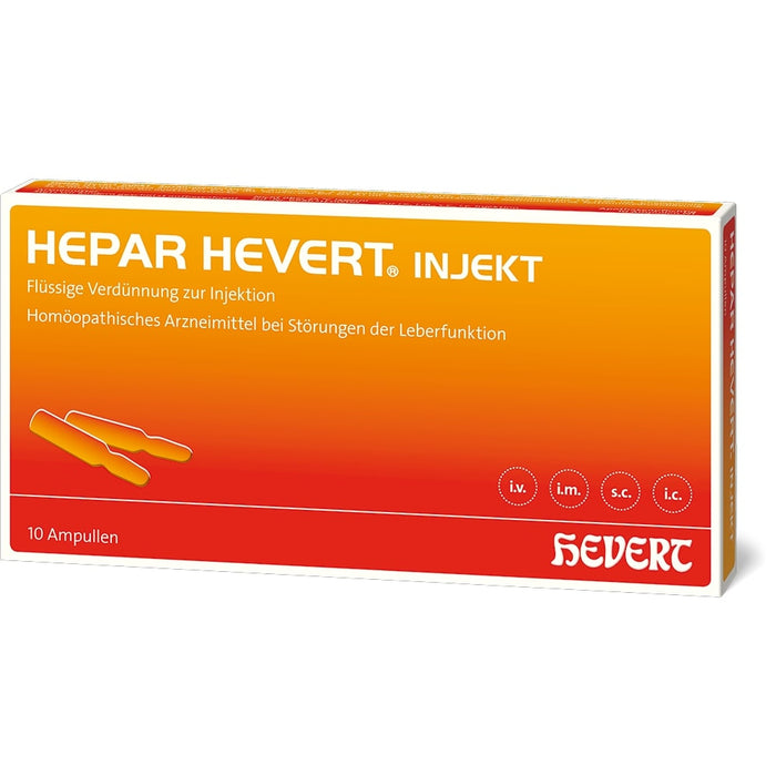 Hepar Hevert injekt Ampullen, 10 pcs. Ampoules