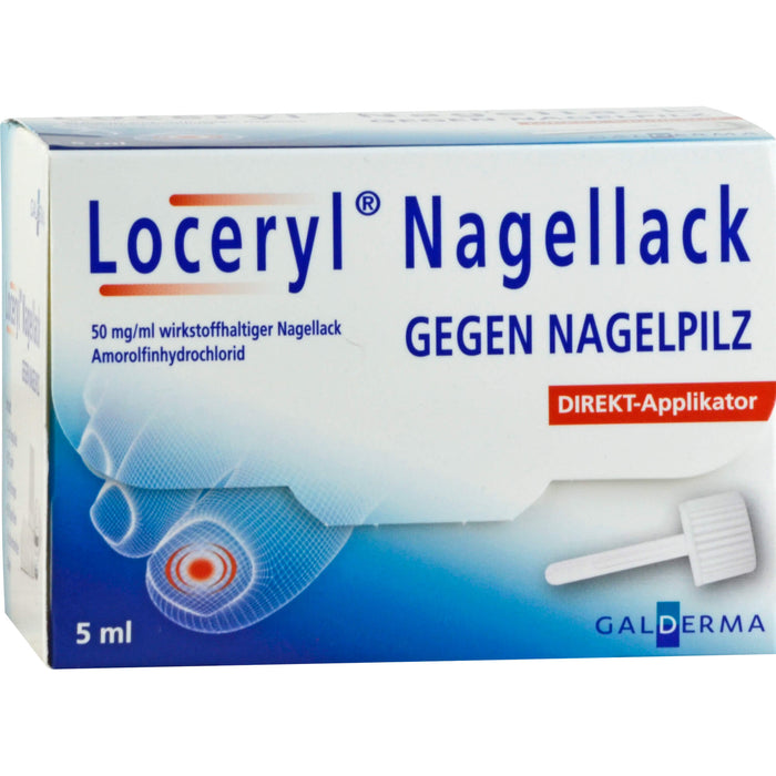 Loceryl kohlpharma Nagellack gegen Nagelpilz Direkt-Applikator, 5 ml Nail varnish containing active ingredients