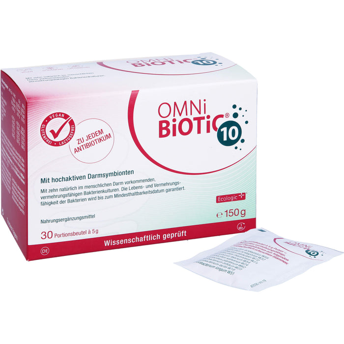 OMNi-BiOTiC 10 mit hochaktiven Darmsymbionten Portionsbeutel, 30 pcs. Sachets