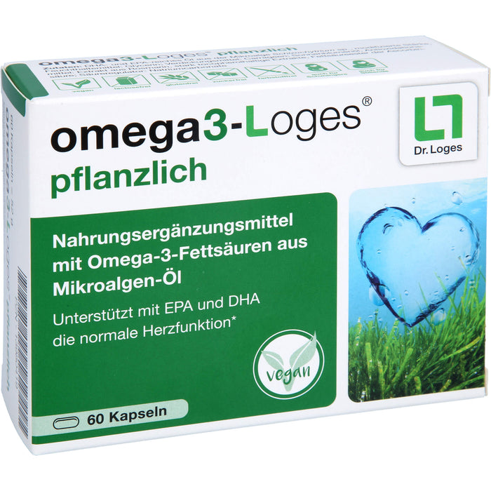 omega3-Loges pflanzlich Kapseln, 60 pc Capsules