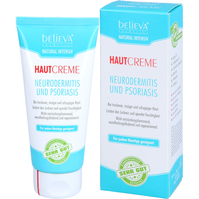 believa Natural Intensiv Pflegecreme, 100 ml Cream