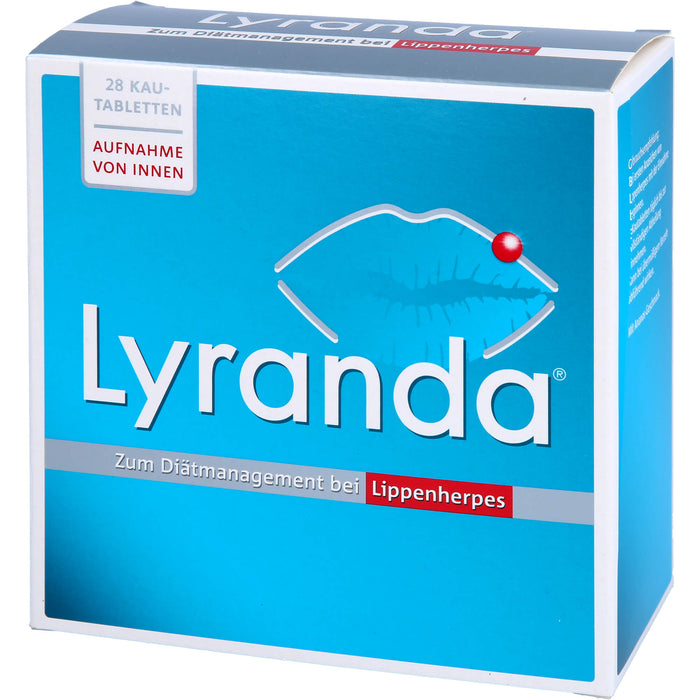 Lyranda Kautabletten zum Diätmanagement bei Lippenherpes, 28 pcs. Tablets