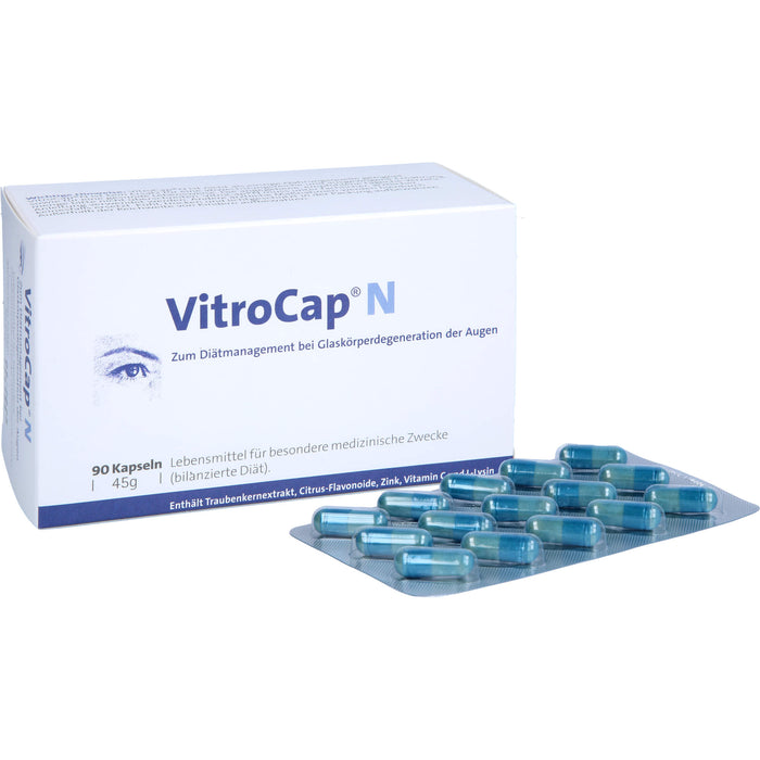 VitroCap N Kapseln bei Glaskörperdegeneration der Augen, 90 pcs. Capsules