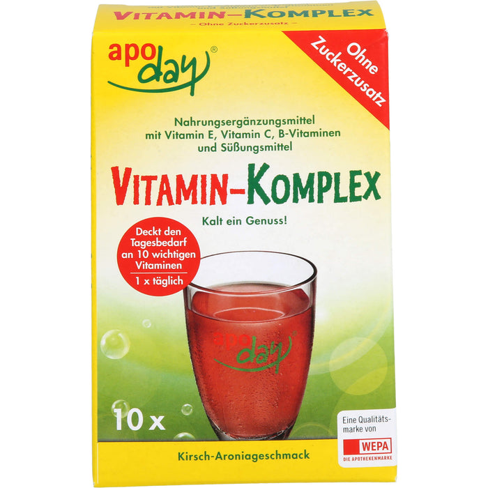 APODAY Vitamin-Komplex Kirsch-Aronia o.Zz Pulver, 10X5 g PUL