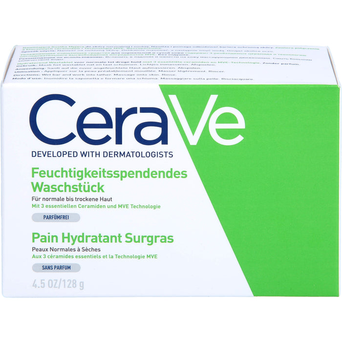 CeraVe Feuchtigkeitsspendendes Waschstück, 1 pc pain de savon