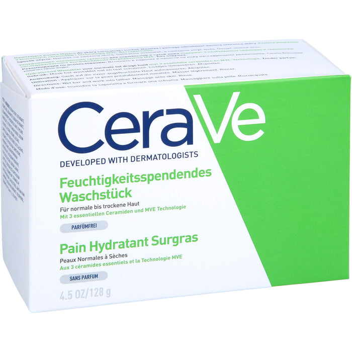 CeraVe Feuchtigkeitsspendendes Waschstück, 1 pc pain de savon