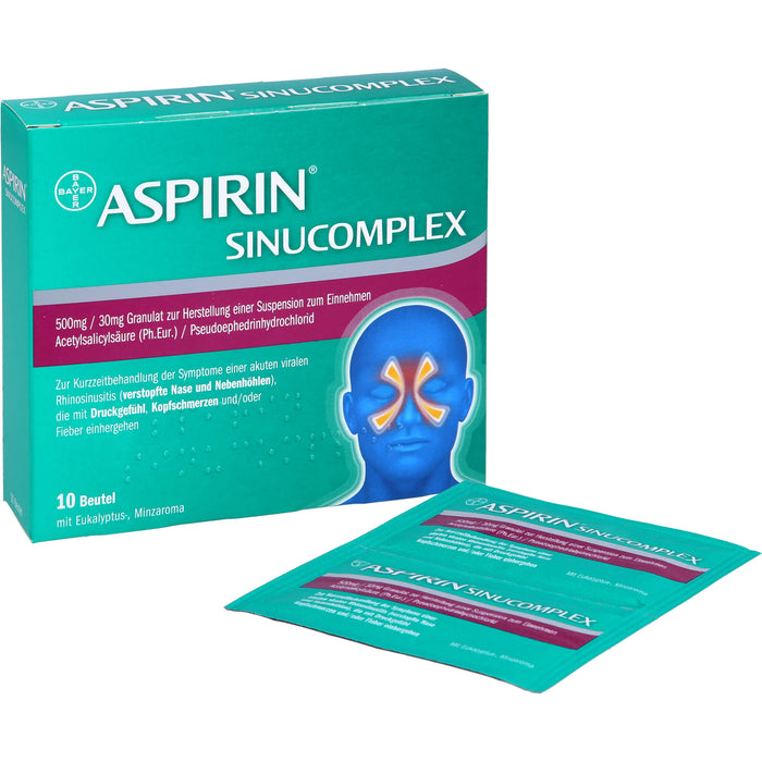 ASPIRIN Sinucomplex Granulat, 10 pc Sachets