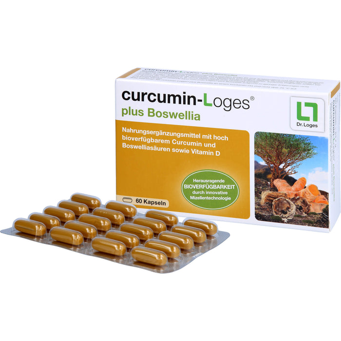 curcumin-Loges plus Boswellia Kapseln, 60 St., 60 St. Kapseln