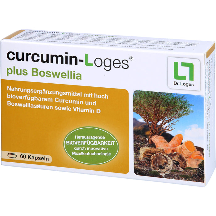 curcumin-Loges plus Boswellia Kapseln, 60 pcs. Capsules