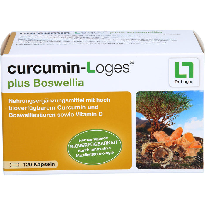 curcumin-Loges plus Boswellia Kapseln, 120 St. Kapseln