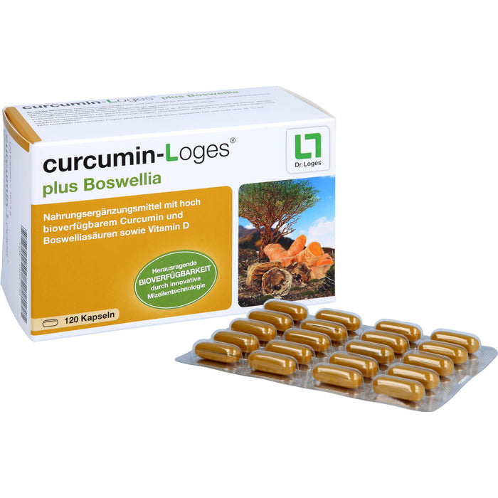 curcumin-Loges plus Boswellia Kapseln, 120 St. Kapseln