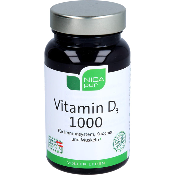 NICApur Vitamin D 1.000 Kapseln, 120 pcs. Capsules