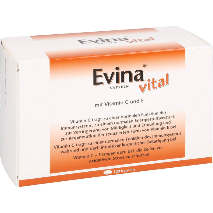 Evina vital Kapseln bei Vitamin C Mangelzuständen, 120 St. Kapseln