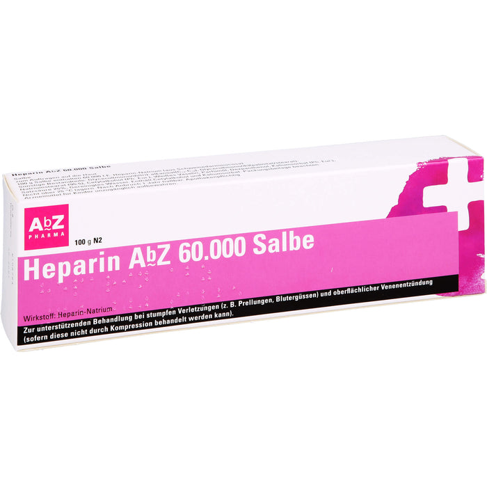 Heparin AbZ 60.000 Salbe bei stumpfen Verletzungen, 100 g Onguent