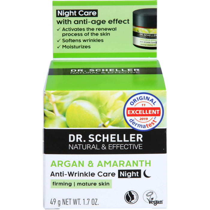 Dr. Scheller Argan&Amaranth Anti-Falten Pfl.Nacht, 50 ml XNC