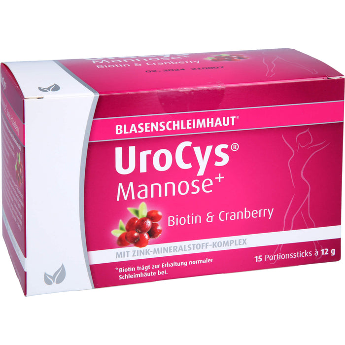 UroCys Mannose+, 15 St BEU