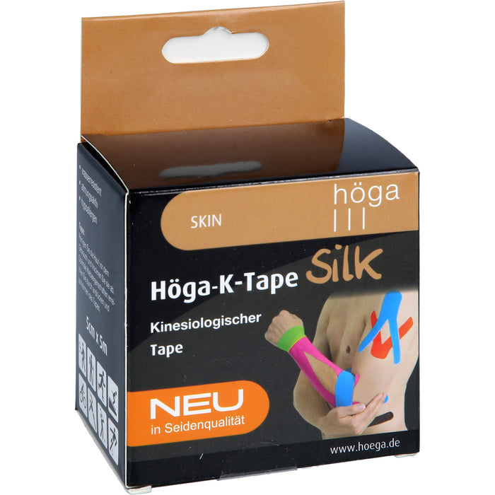 Höga-K-Tape Silk 5cmx5m skin KinesiologischerTape, 1 pc Pansement