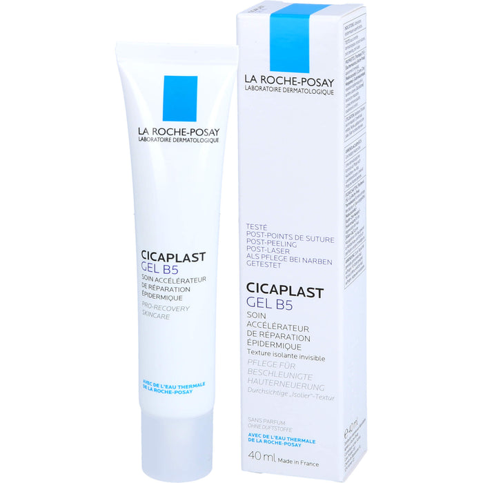 La Roche-Posay Cicaplast Gel B5 Pflege für beschleunigte Hauterneuerung, 40 ml Gel