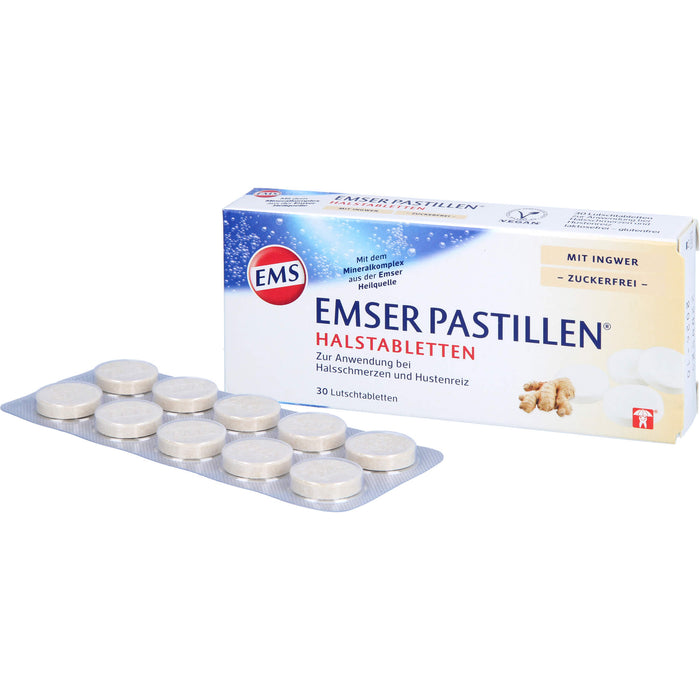 EMSER Pastillen bei Halsschmerzen und Hustenreiz, 30 pc Tablettes