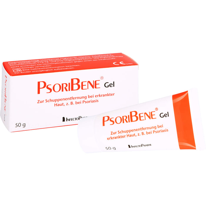 PSORIBENEGel zur Schuppenentfernung bei erkrankter Haut z.B. bei Psoriasis, 50 g Gel